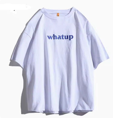 Digital Print Casual Couple Round Neck Half Sleeve