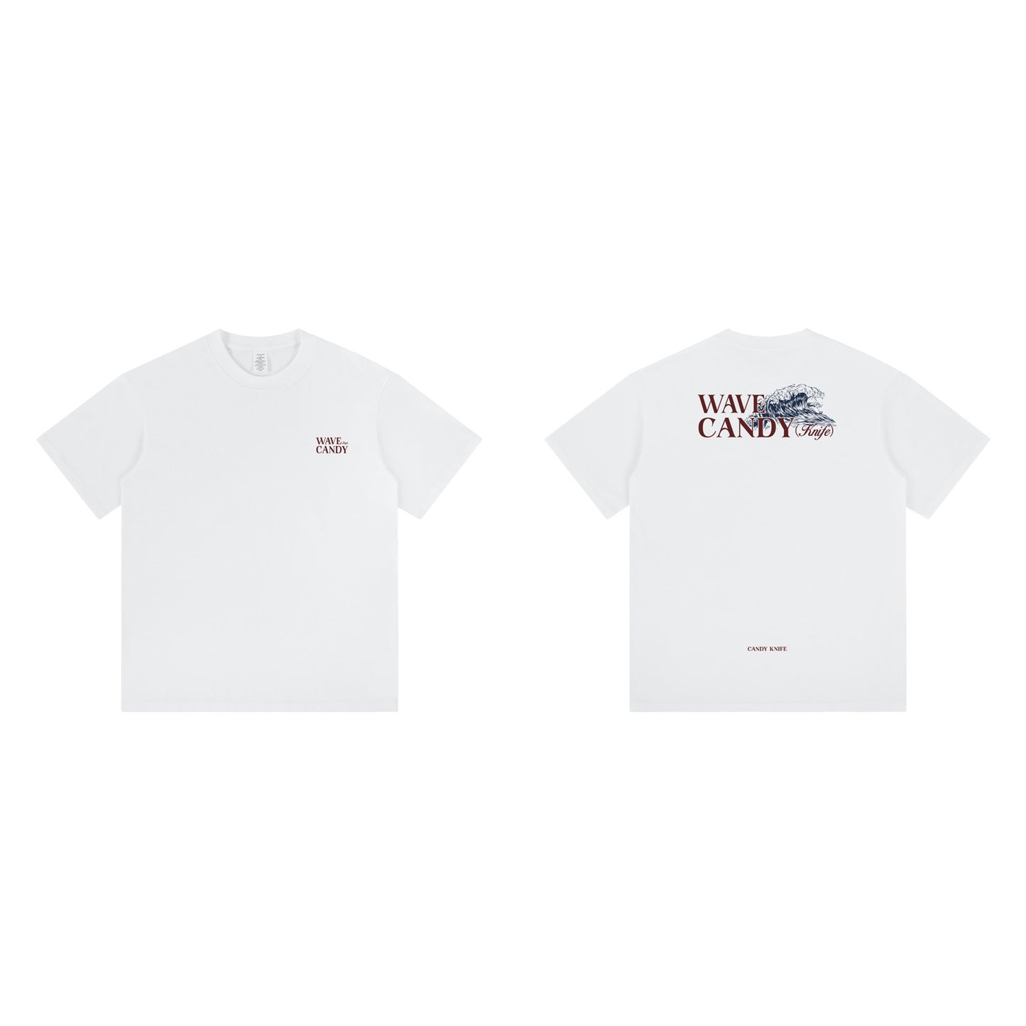 American Retro Wave Printed Heavy Short Sleeve