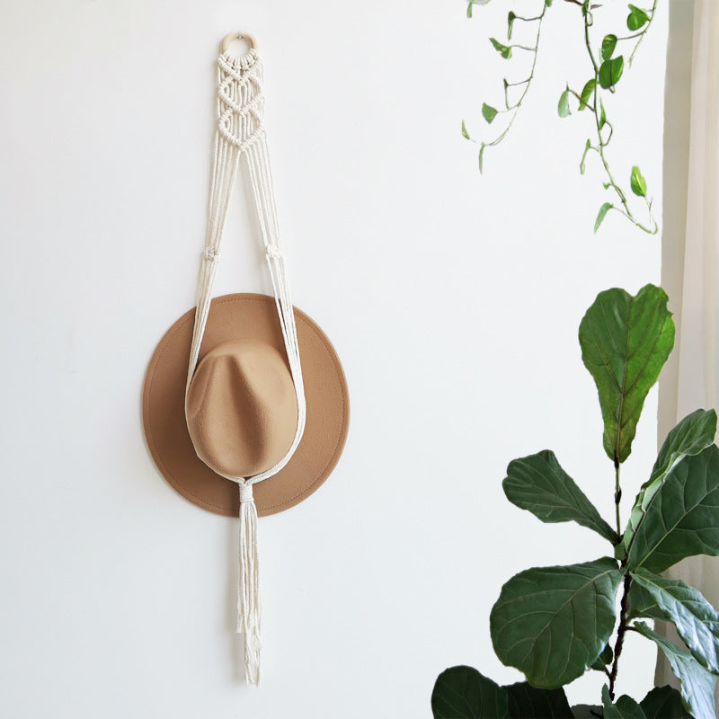 Hand-woven Nordic Hat Storage Rack