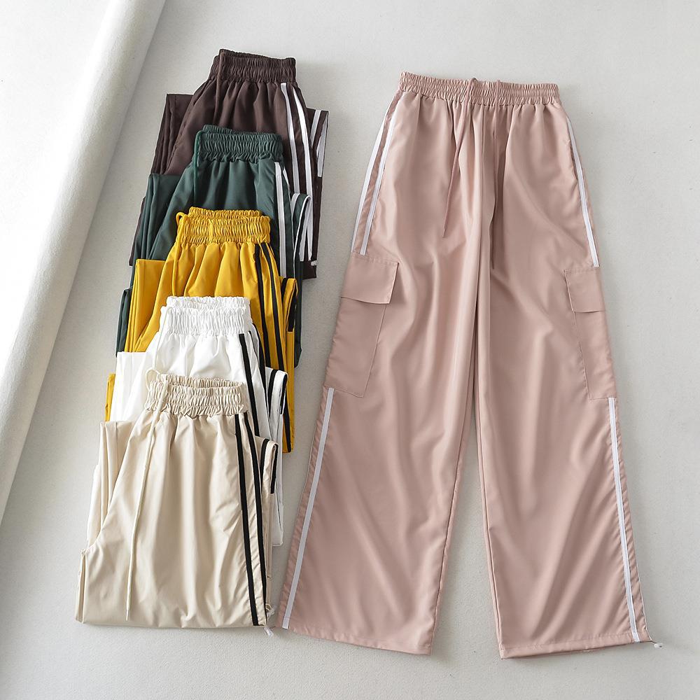 Women's Loose Straight Pocket Sweatpants