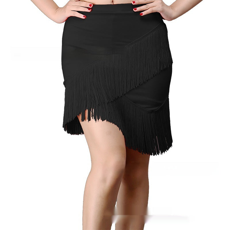 Irregularly Hemmed Mini Skirt With A Wraparound Hip