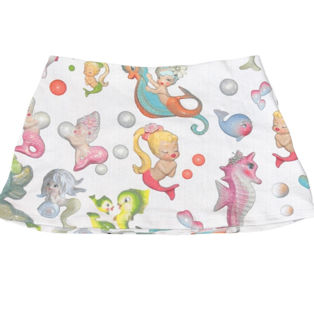 Millennium Hot Girl Cartoon Digital Printing Low Waist Mini Skirt