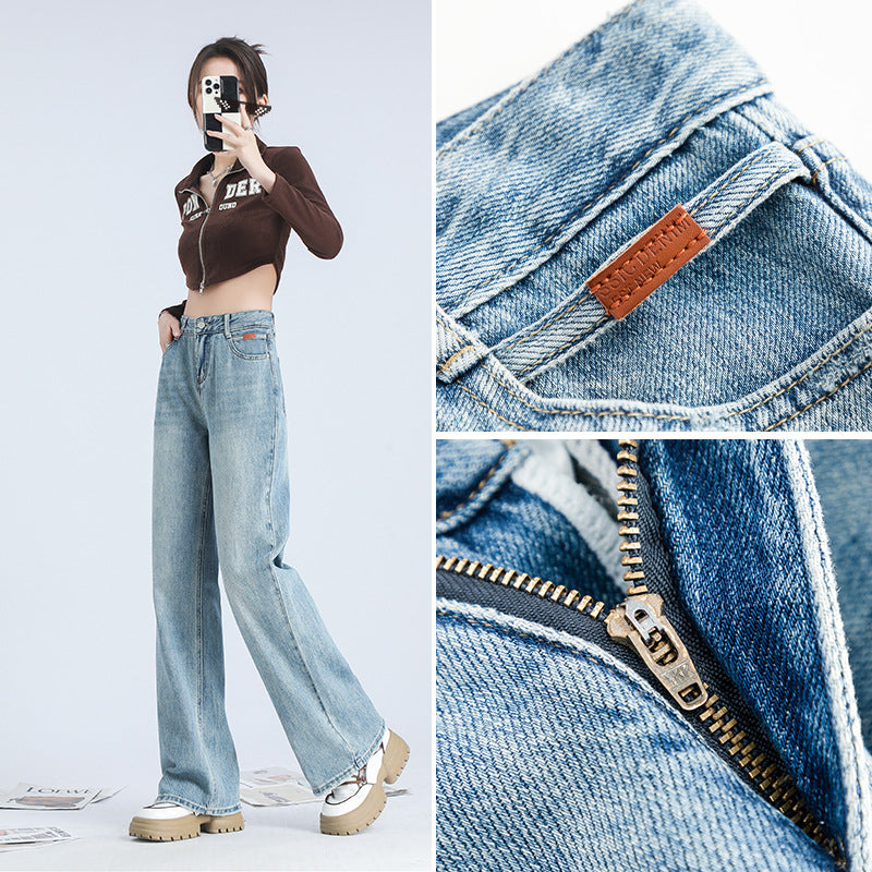 Women's Fashionable All-match Thin Wide-leg Trousers