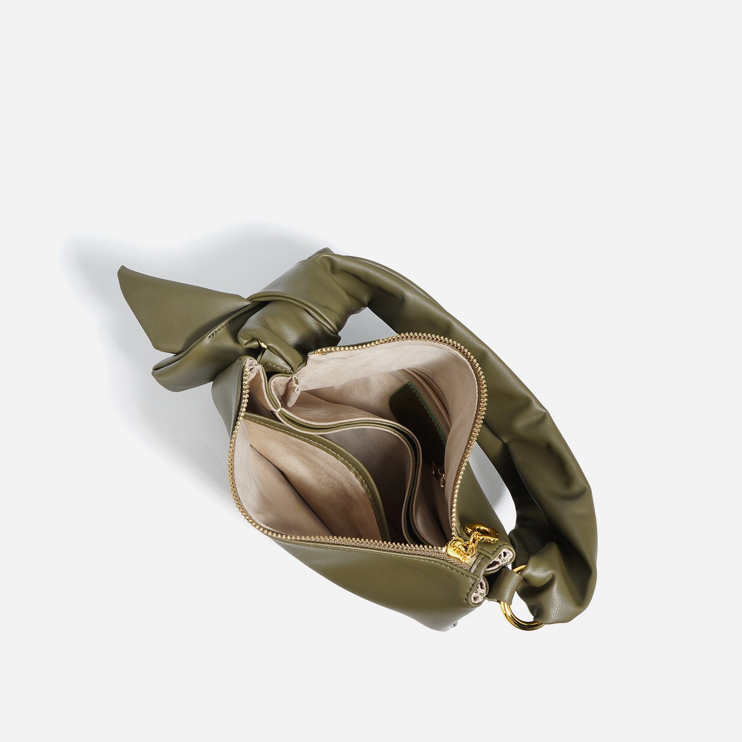 Crossbody-taske med én skulder i stort format af avanceret bærbart okselæder