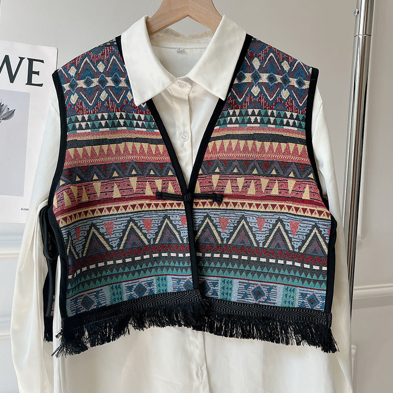 Hong Kong Style Shawl For Women New Spring Summer Ethnic Style