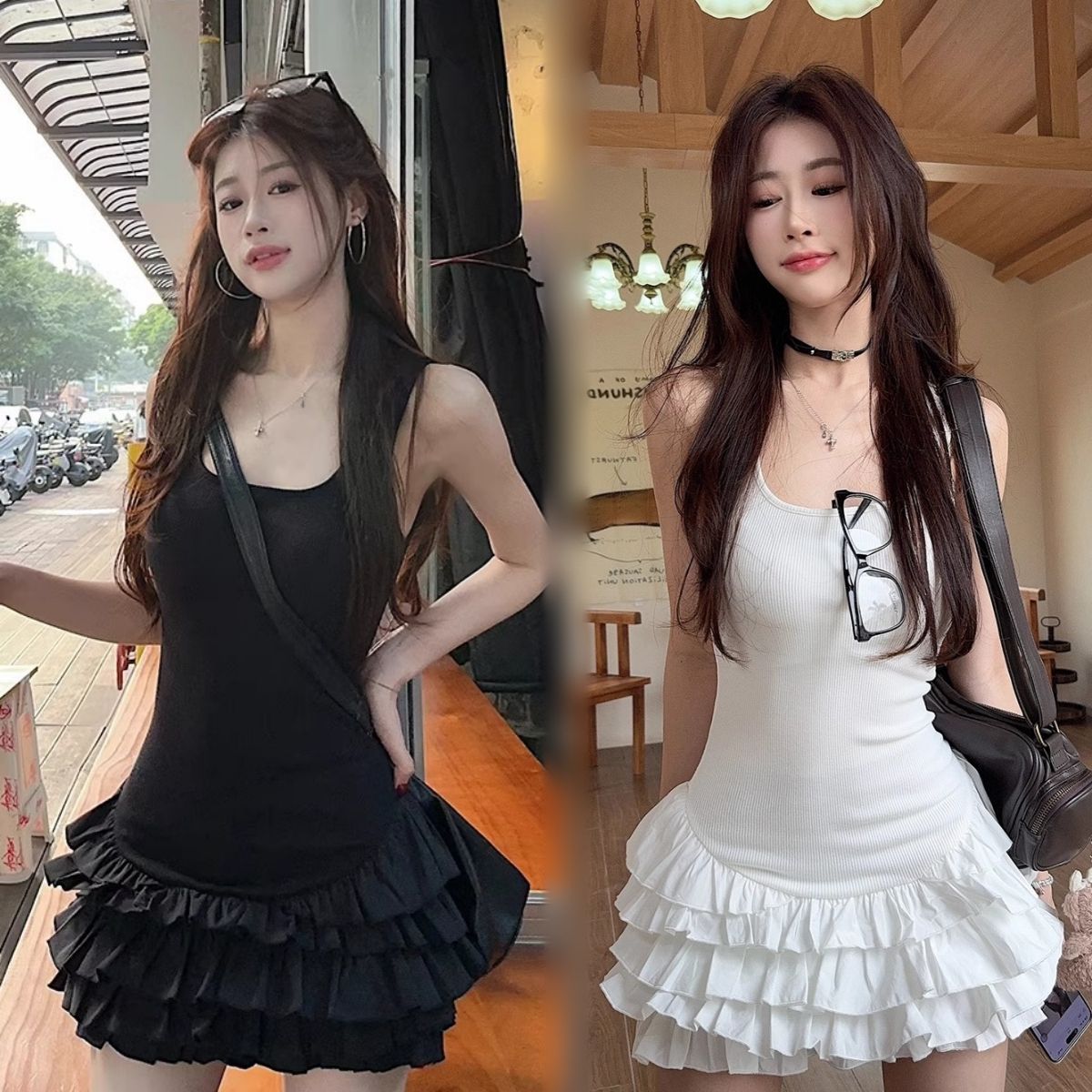 Sexy And Cute White Lace Slip Dress