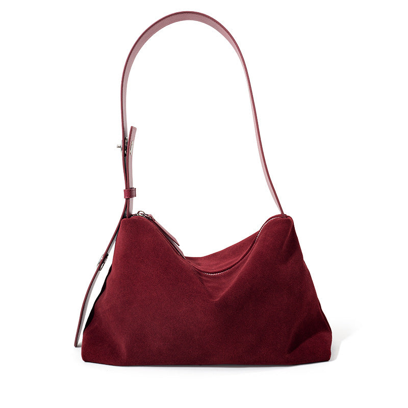 Womens Genuine Leather Bag High-Gloss Matte Cowhide Tote