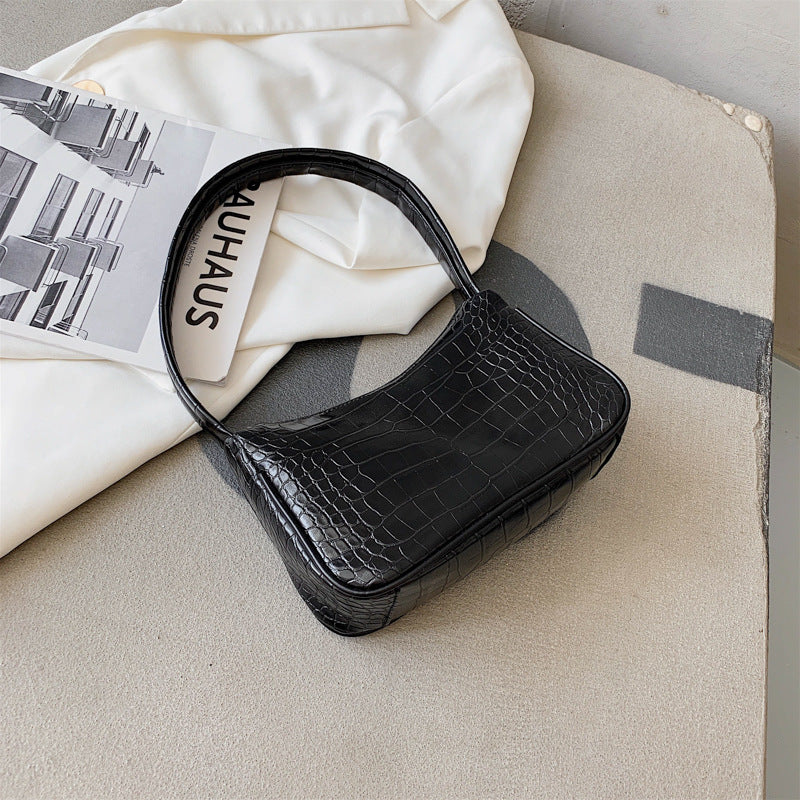 Many Design Retro Alligator Simple Armpit Bag