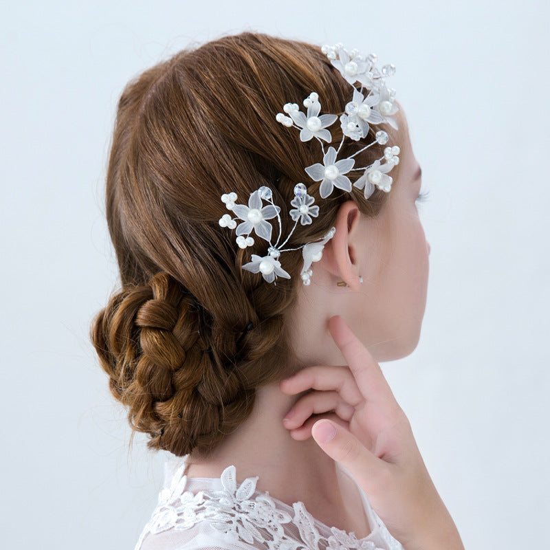 Fashion New Children's Pearl Headdress