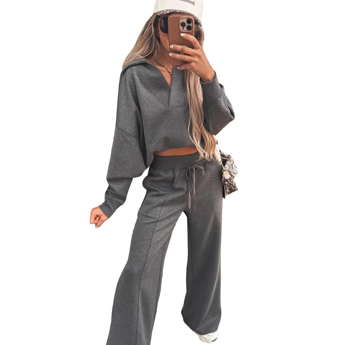 Winter Womens Casual Long-Sleeve Set
