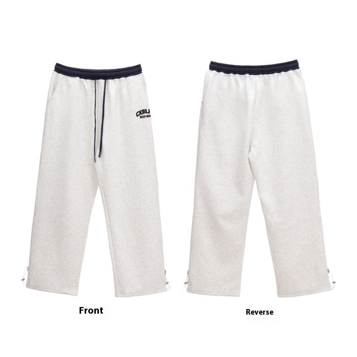 Lace-up Street Dance Multi-color Hip Hop Waist Head Contrast Color Sports Pants Female