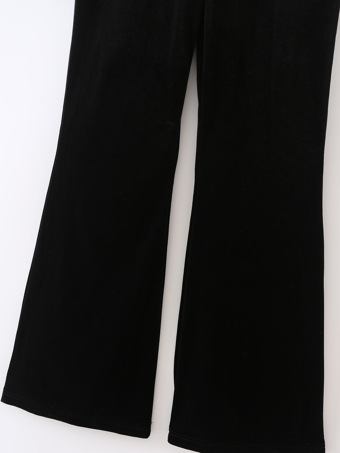 Women's Slim Fitting Velvet Hooded Jumpsuit