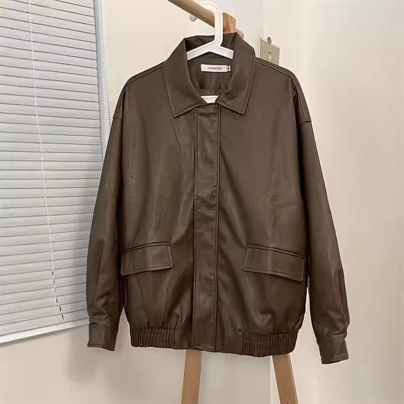 Men's Retro Coat Leather Jacket