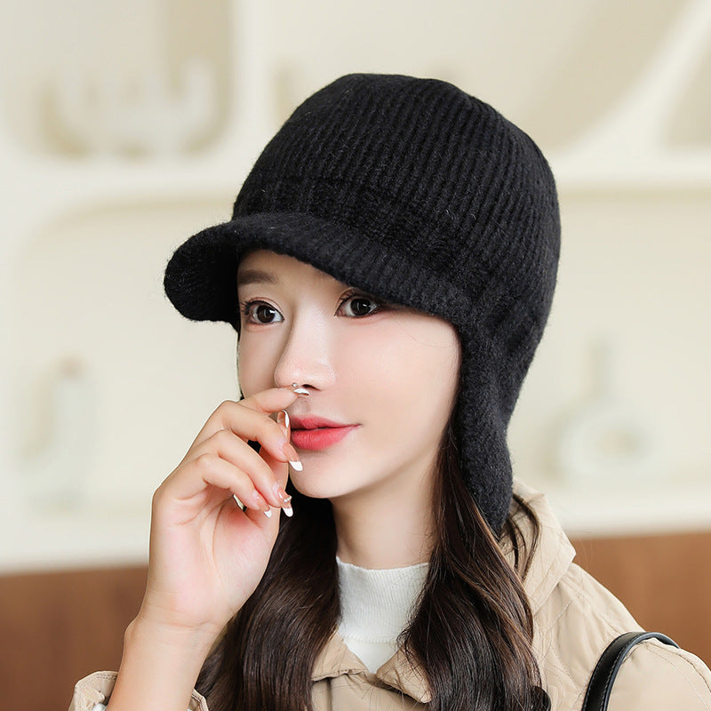 Women's Fashion Knitting Wool  Ear Protection