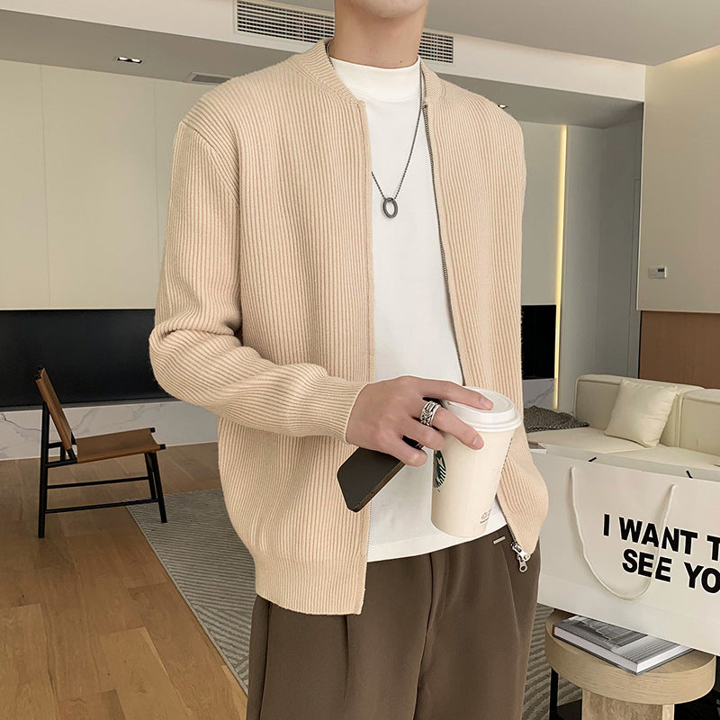 Sweater Youth Minimalist Solid Color Sweater