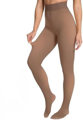 Womens Sheer Plus-size Pantyhose With A Full-length Gusset