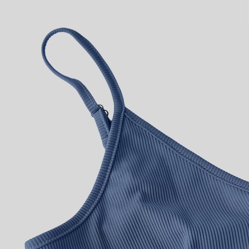 Sexy Deep V-neck Solid Color Camisole Casual Pleated Jumpsuit