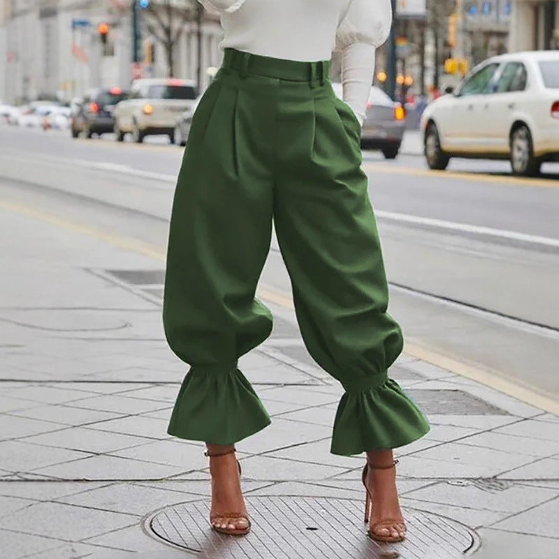 Elegant Casual Fashion Loose Casual Pants Lantern Trousers
