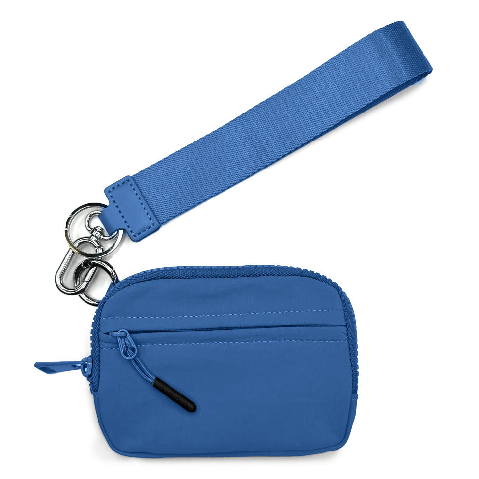 Simple Style Waterproof Nylon Small Wallet Multifunctional