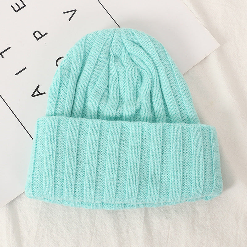 Fluorescent Solid Color European And American Autumn And Winter Wool Knitting