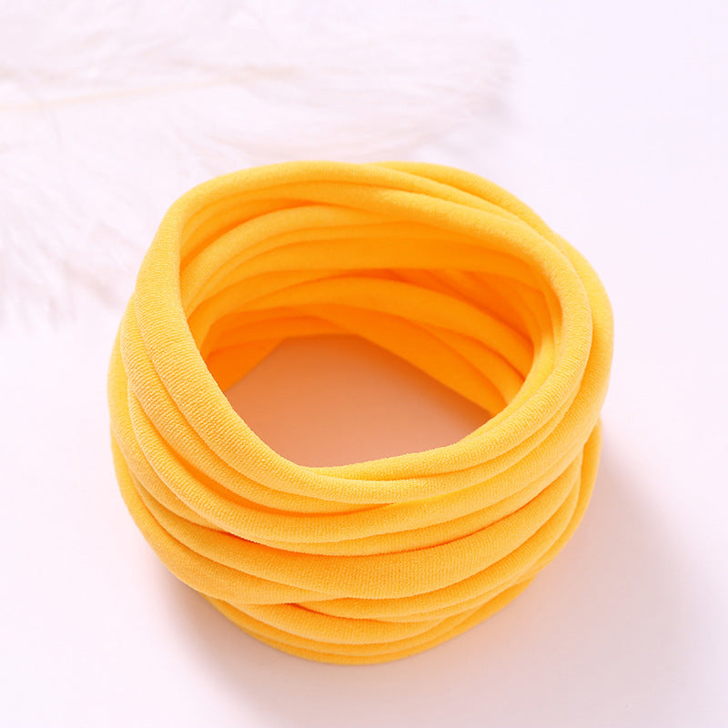 European And American INS Seamless Nylon Fine Hair Band Children's Hair Ring Handmade DIY Baby Headband