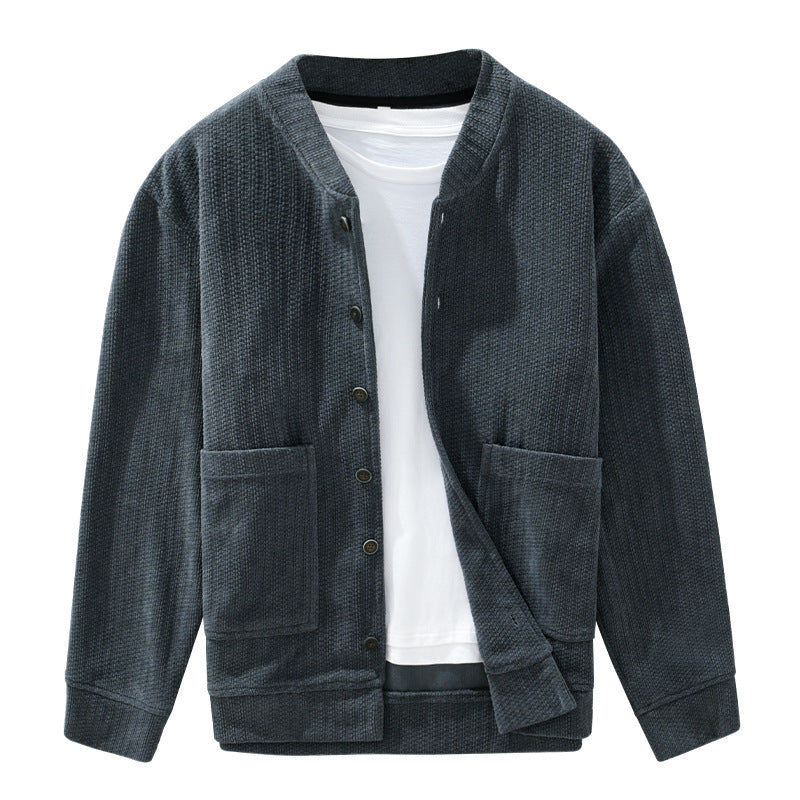 Men's Casual Knitted Cardigan Coat Jacket Top