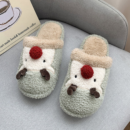 New Autumn And Winter Net Red Cute Elk Hair Shoes
