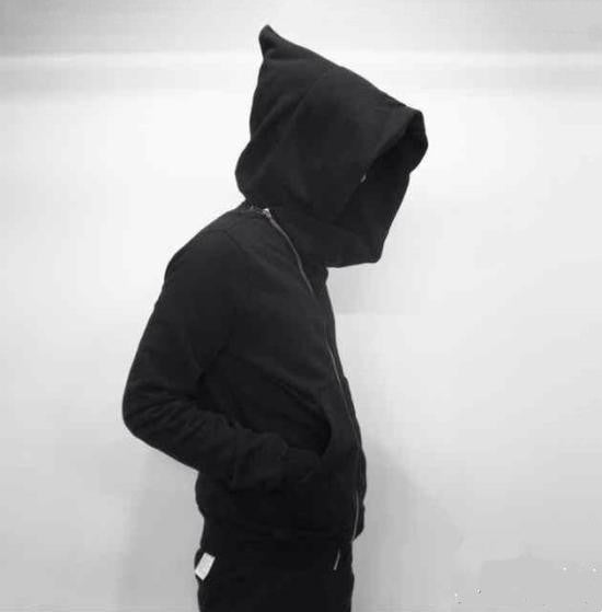 Men's cardigan sweater hoodie