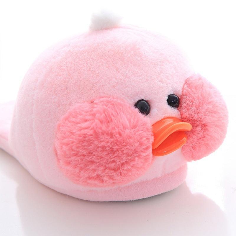 Autumn And Winter Warm Plush Home Indoor Cotton Slippers