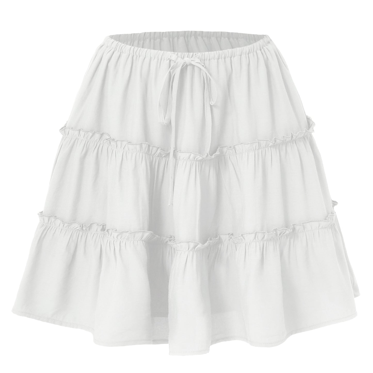 Short Skirt With A No-bulge Inner Lining