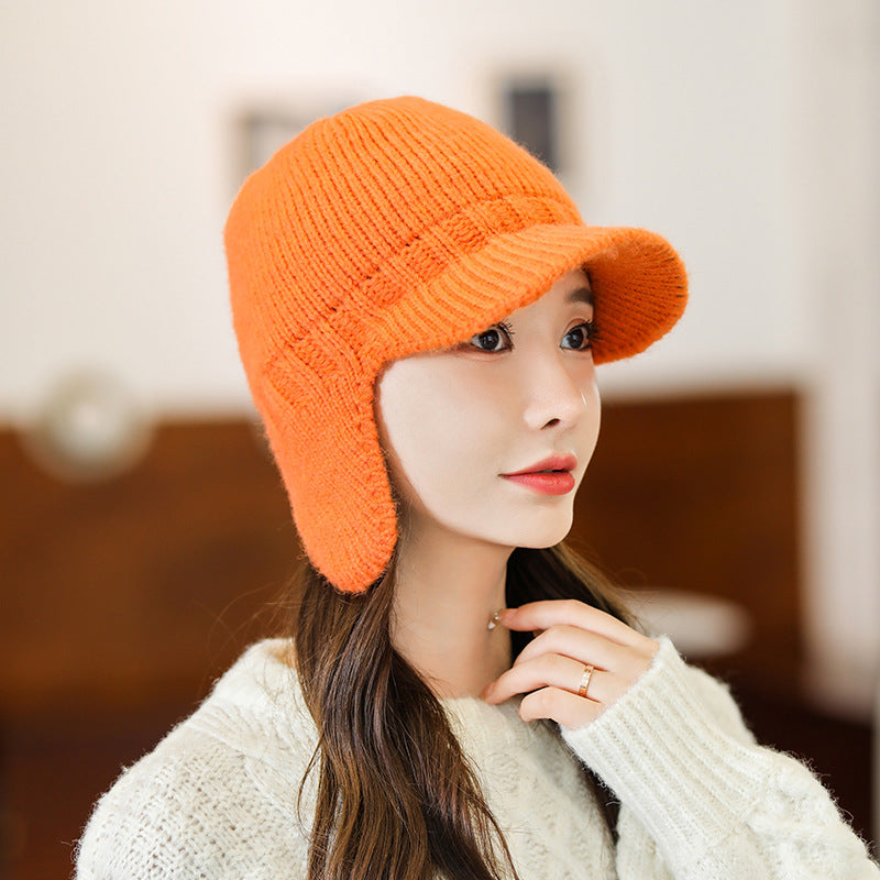 Women's Fashion Knitting Wool  Ear Protection