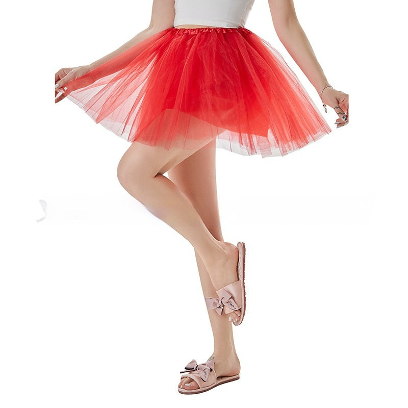 Lining Mesh Princess Pettiskirt 4-layer