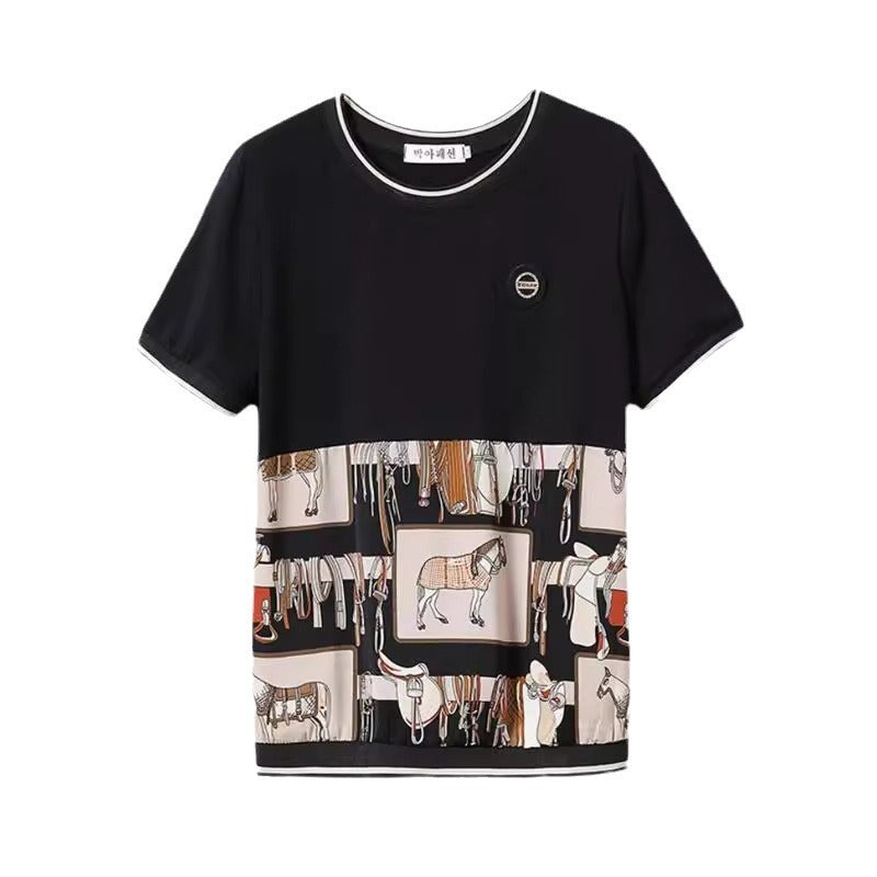 Summer Plus Size T-shirt Women's Clothing