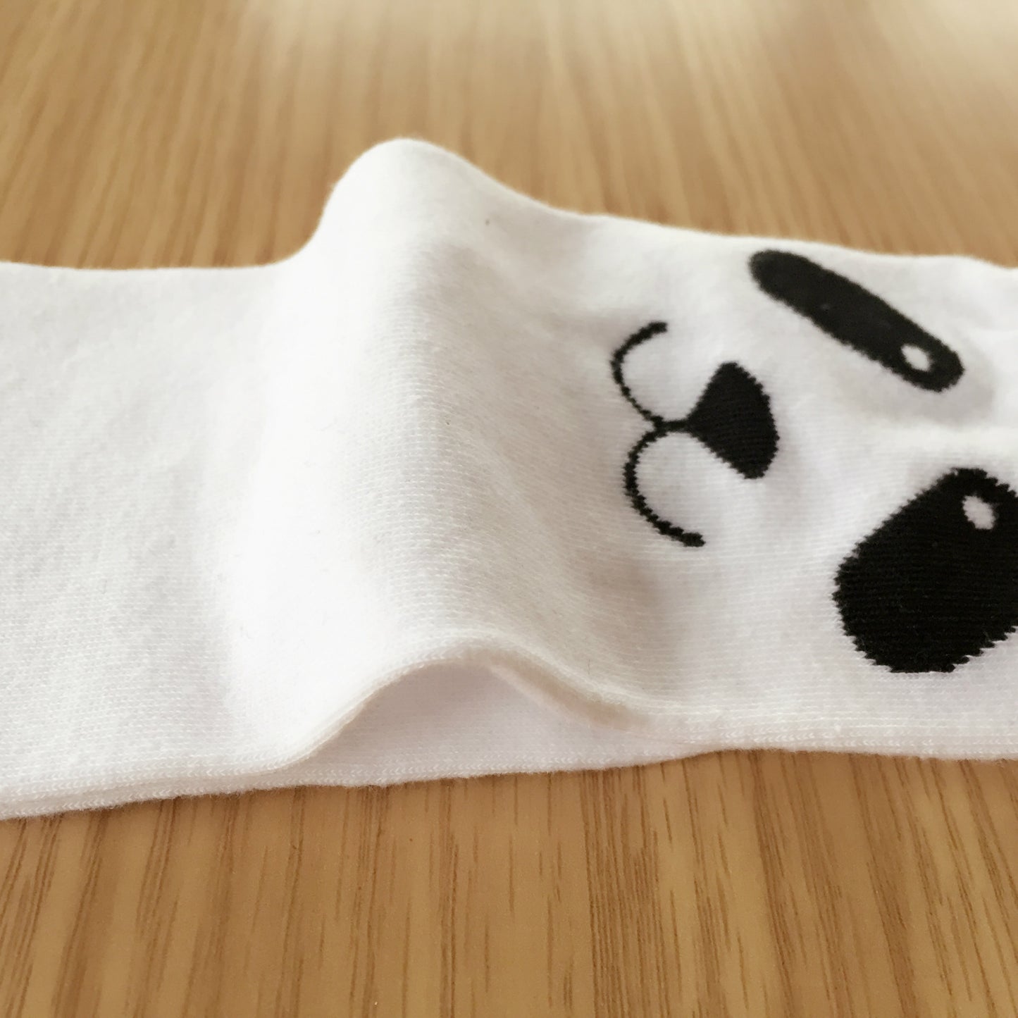 Cartoon Black And White Grey Candy Bar Socks