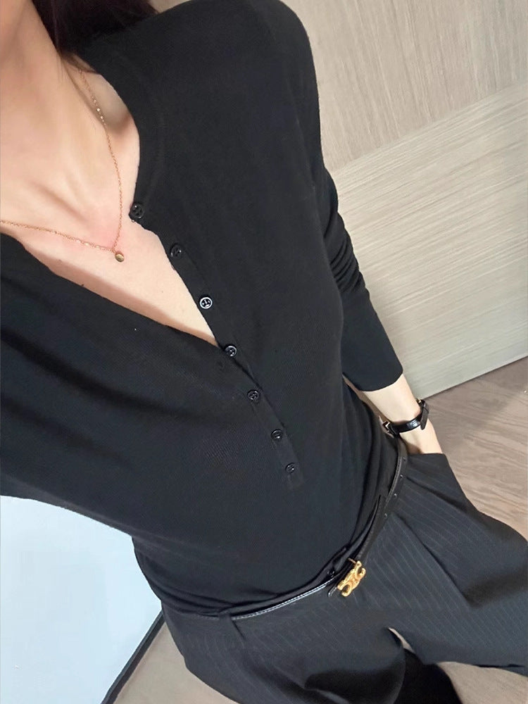 Ny Slim Fit Indertøj Langærmet Dame