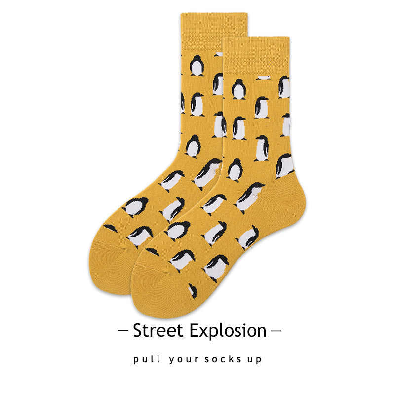 Cartoon Jacquard Sports Skate Socks