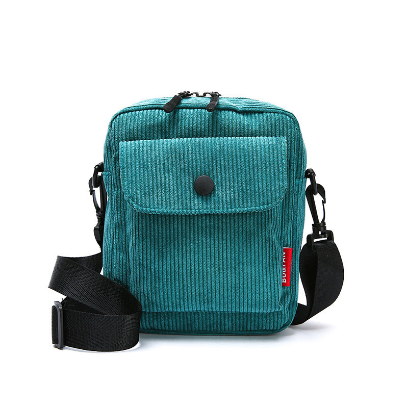 Mobile Phone Bag Corduroy Trend Messenger Small Backpack