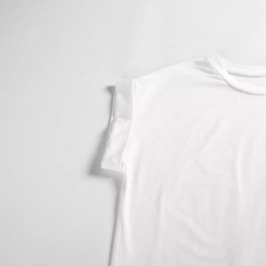 Hjerteprintet kortærmet T-shirt i store størrelser