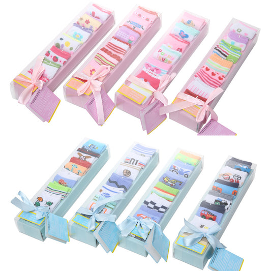 Breathable Sweat Absorbent 7th Children's Socks Cotton Letters