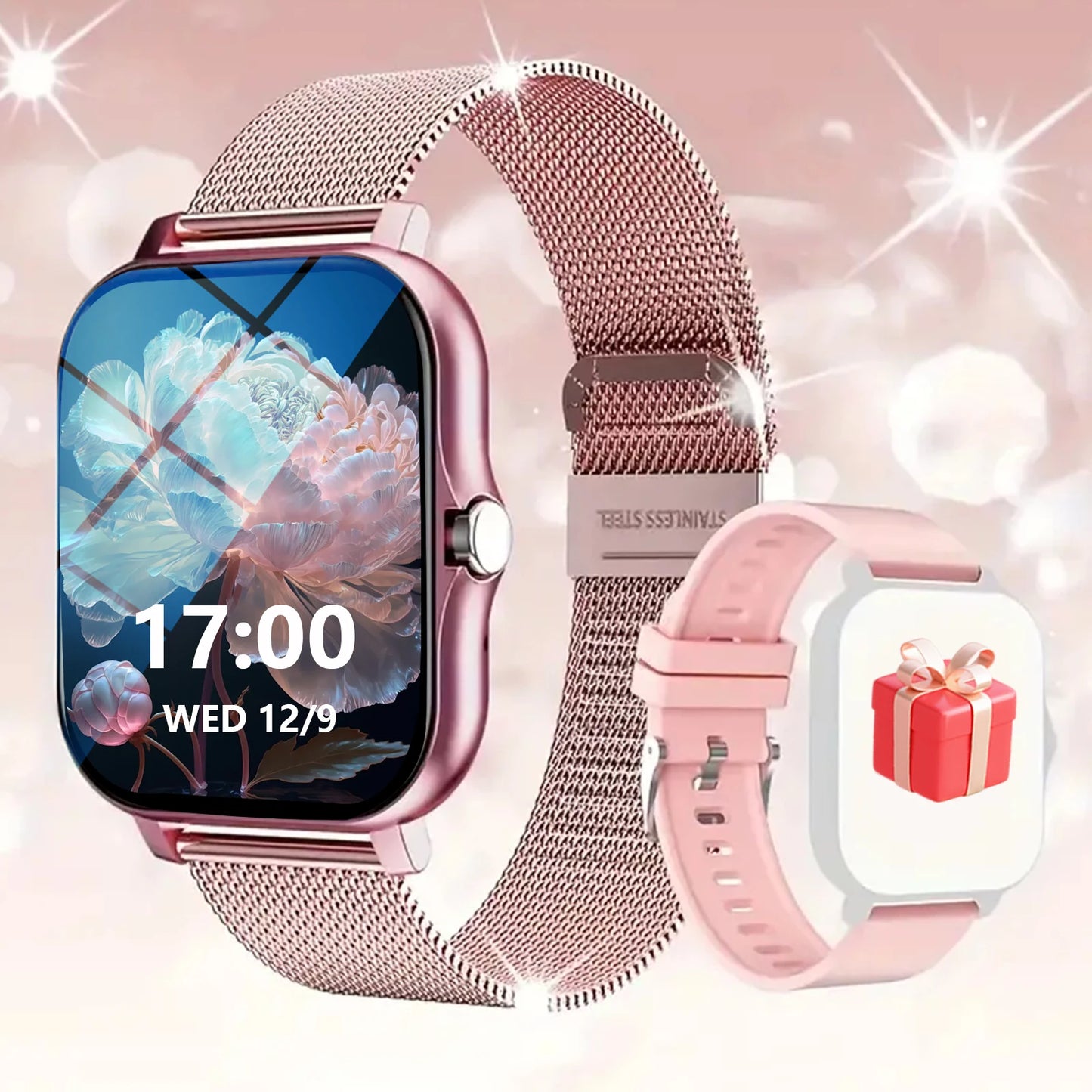 2025 New Smart Watch, Wireless Voice, Multi-Sport Mode, Fitness Tracker Smart Watch, Unisex, Holiday Gift