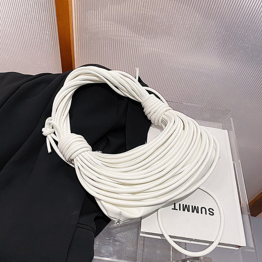 Ladies Handheld Personalized Ramen Knotted Bag