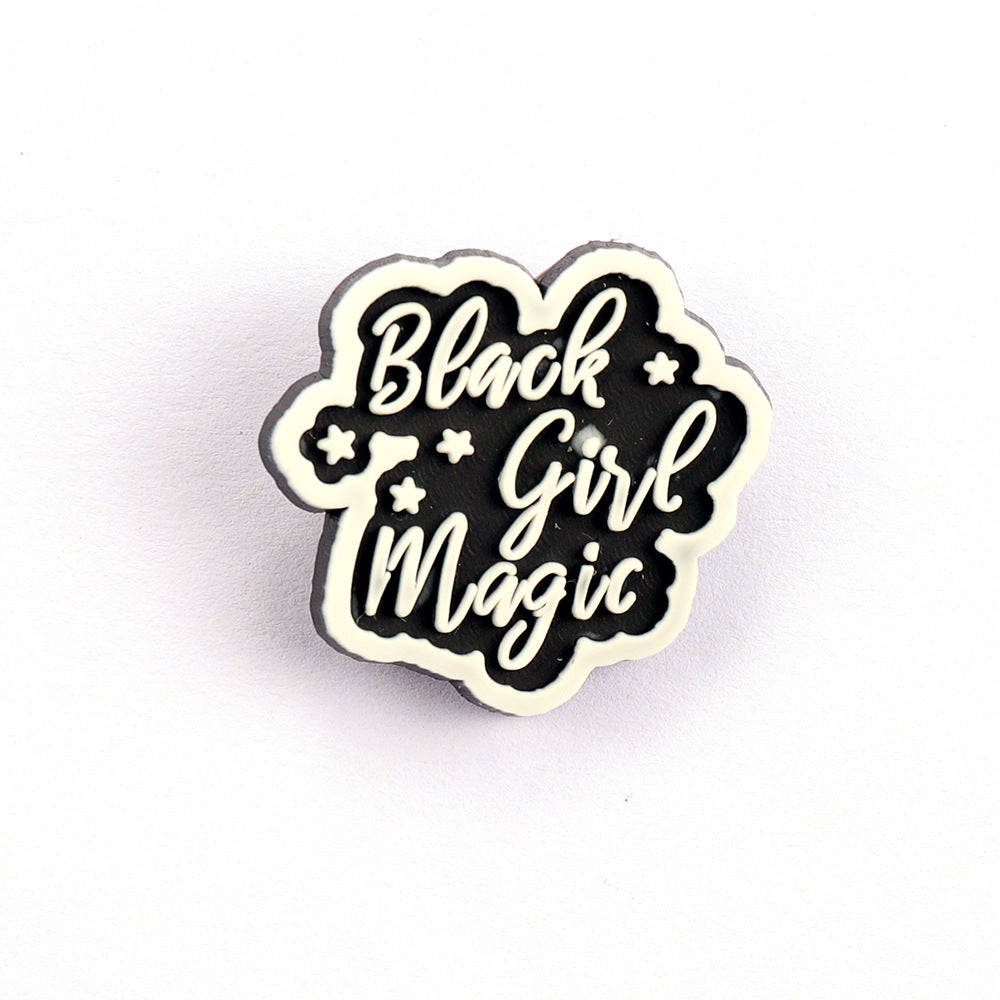 Charms Tilbehør Black Lives Matter BGM BLM Dollar Skodekoration