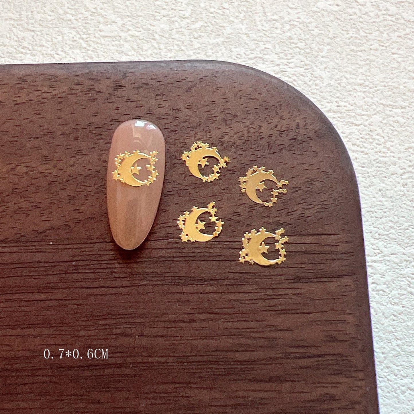 Gold And Silver Star Nail Art Metal Flakes