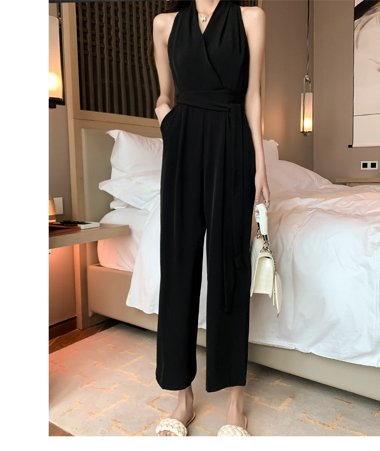 Women's Trendy New Wide Leg Pants Overalls  Suit