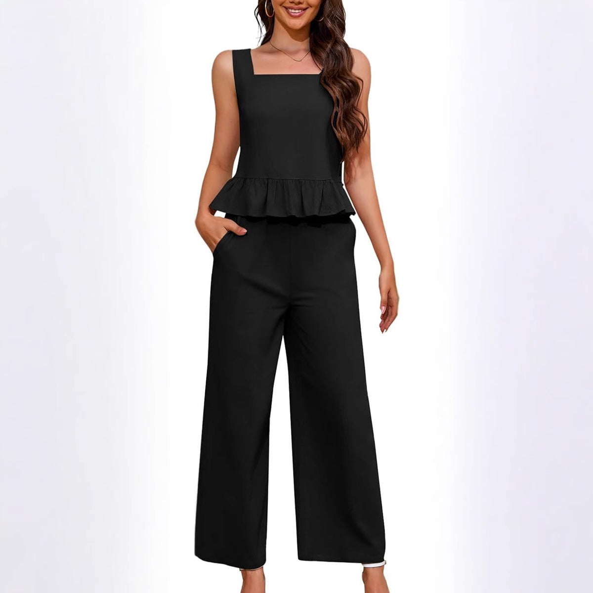 Womens Stylish Vest And Pants Workout Set