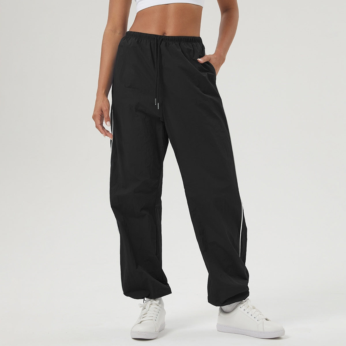 Autumn And Winter New Leisure Cargo Loose Trousers For Women