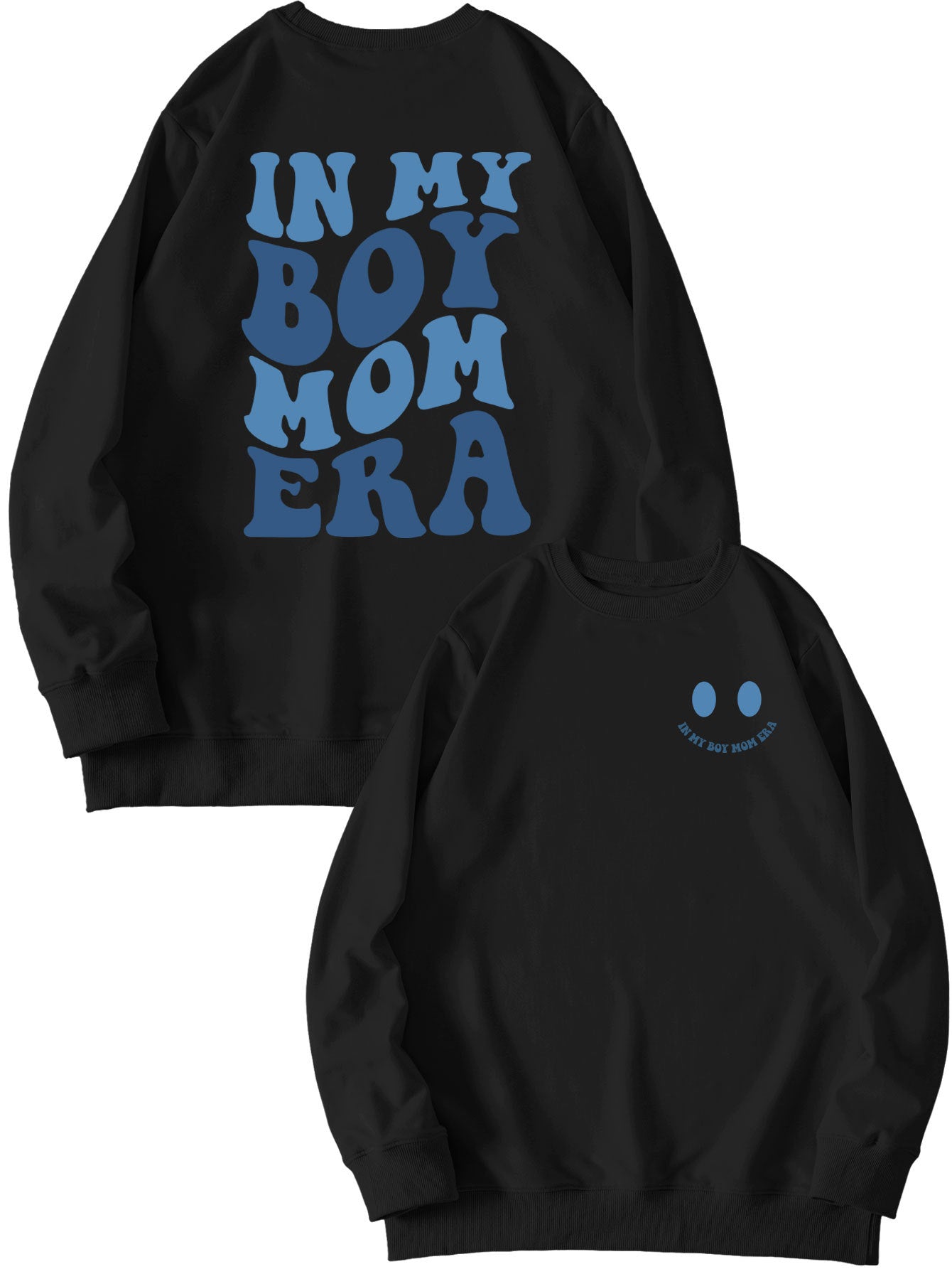 Double-sided Printed Pullover Sweatshirt Long-sleeved Shirt