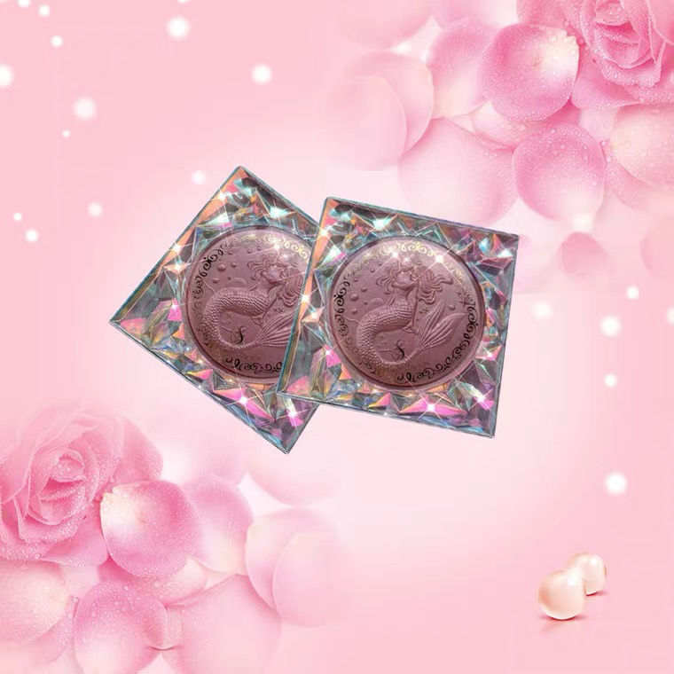 Mermaid Bright Crystal Mist Powder Finishing Loose Powder Waterproof Concealer Oil Control Powder