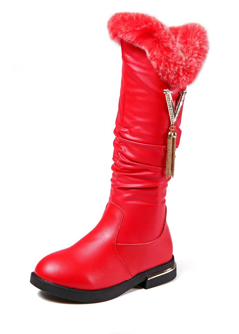 Children Winter Fashion Knee-high Martin Boots