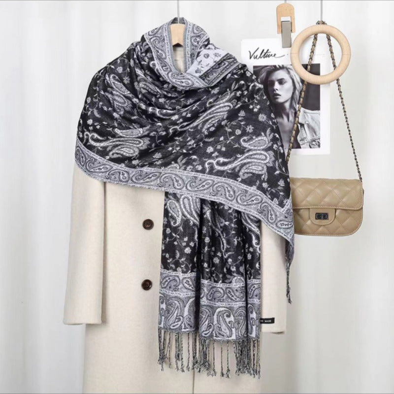 Bøhmisk Vintage Kvast Cashew Broderi Etnisk Stil Talma